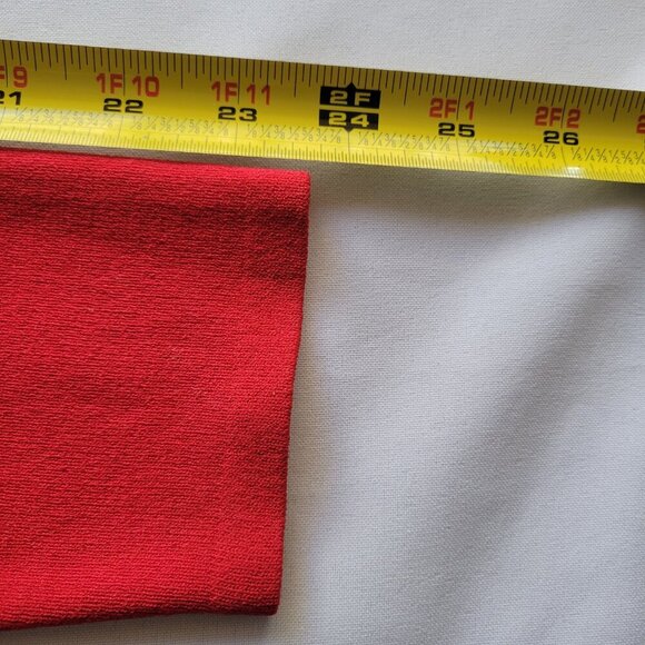 Belldini Women’s Beaded Neck Red Long Sleeve Pullover Sweater (Size: L) - Picture 10 of 11